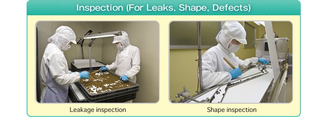 Inspection (For Leaks, Shape, Defects)